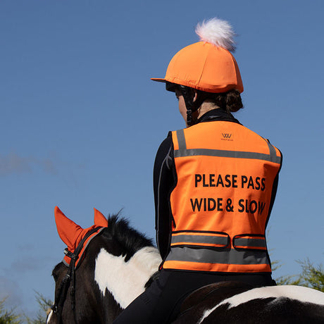 Woof Wear Children's Hi Vis Riding Vest #colour_orange