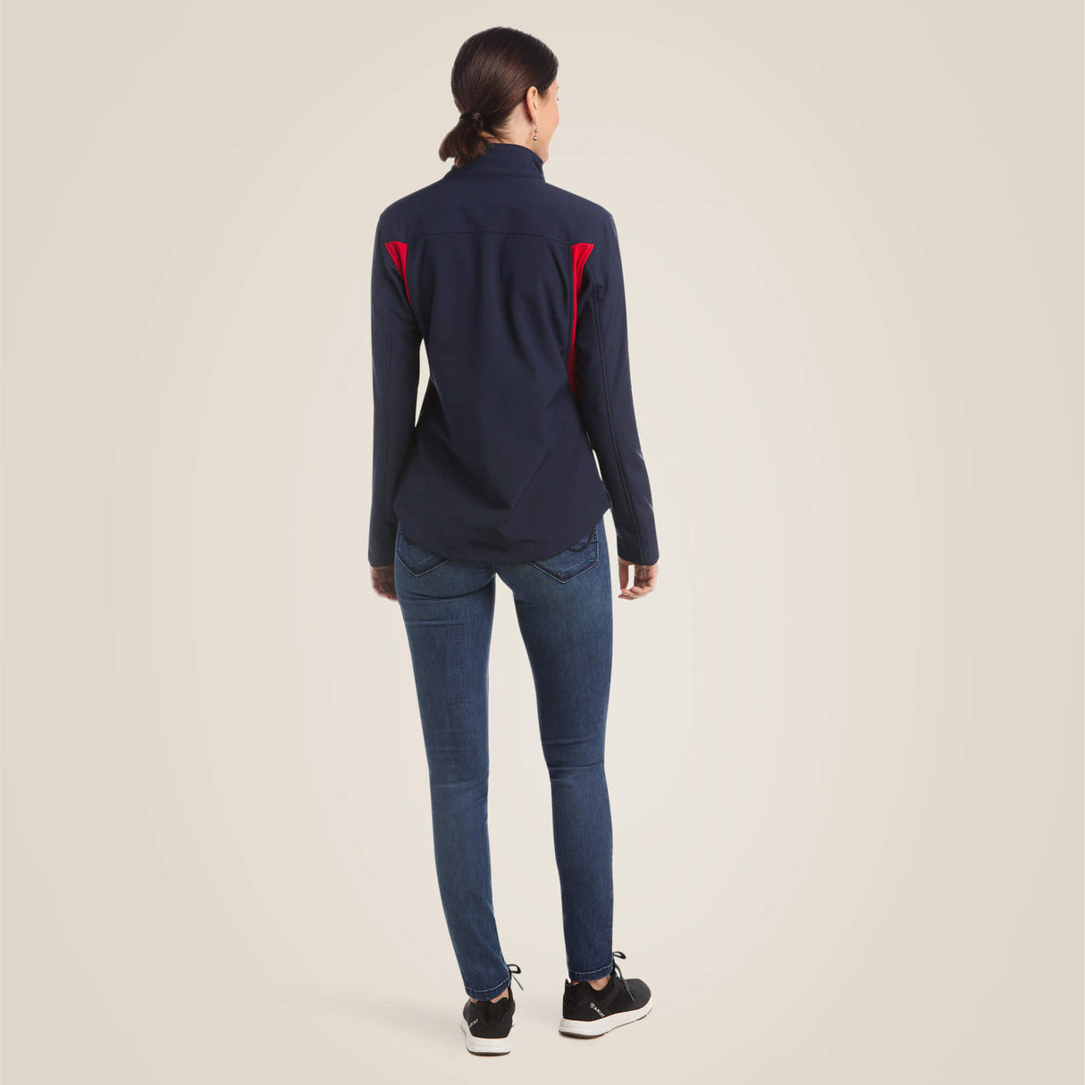 Ariat Women's New Team Softshell Jacket #colour_navy