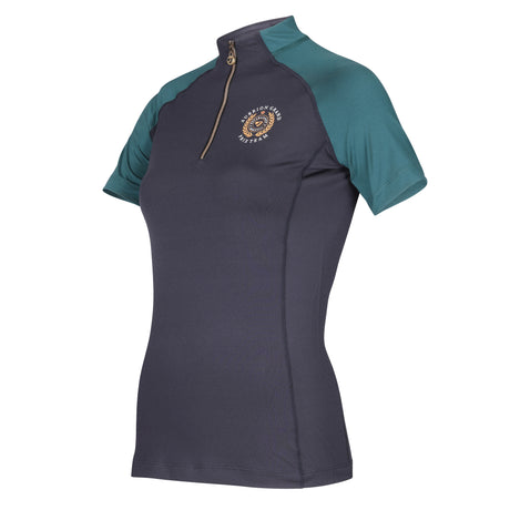 Shires Aubrion Team Short Sleeve Base Layer #colour_black