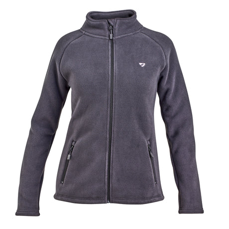 Shires Aubrion Restore Full Zip Fleece #colour_charcoal