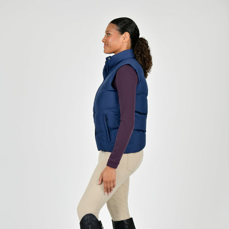 Dublin Ladies Patrice Puffer Vest #colour_naval-academy