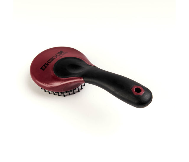 Ezi-Groom Grip Mane & Tail Brush #colour_burgandy