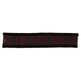 Hy Equestrian GP Fleece Girth Cover #colour_brown-dark-brown