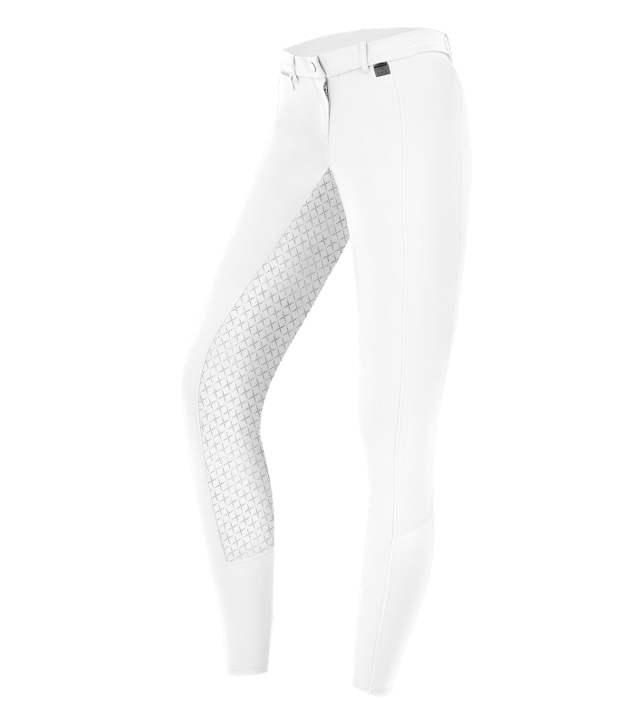 E.L.T Micro Child Sport Silicone Riding Breeches #colour_white