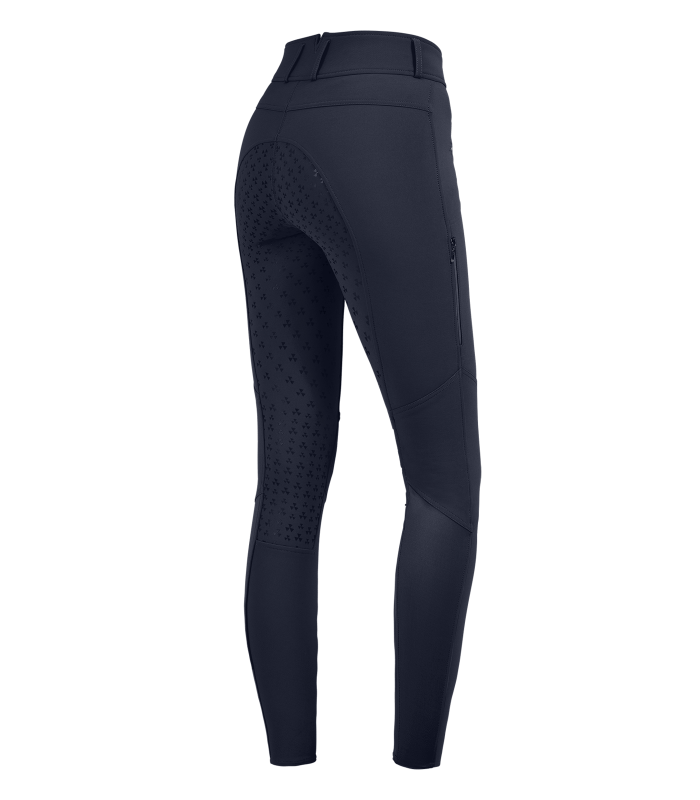 E.L.T Ladies Hella High Waist Silicone Breeches #colour_night-blue