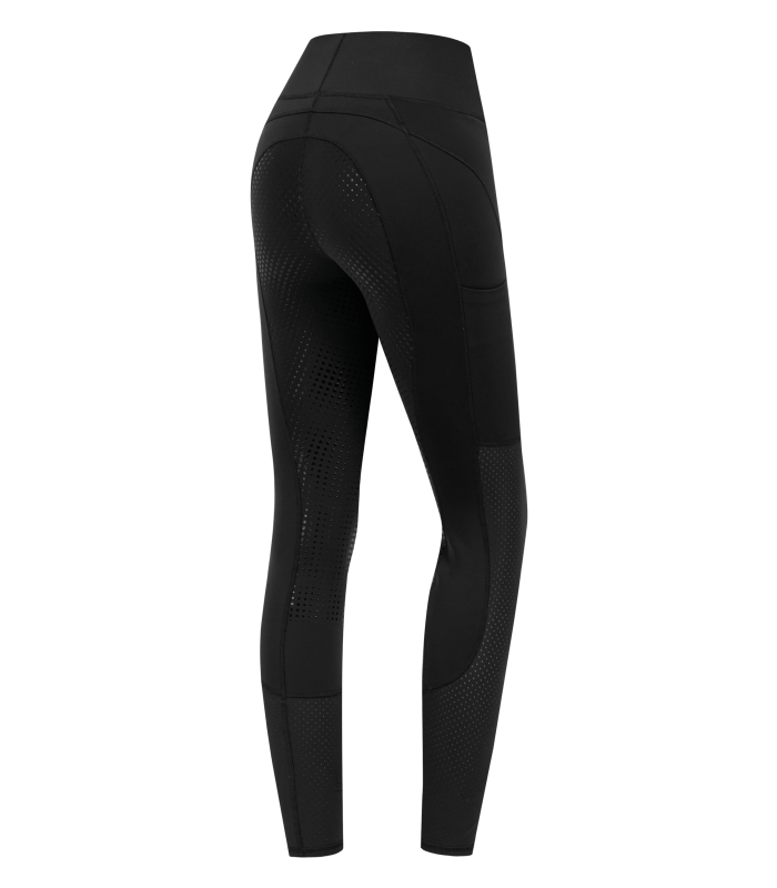 E.L.T Ladies Hanna Mesh High Waist Riding Leggings #colour_black