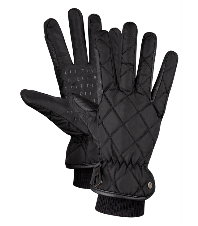 ELT Adult Diamond Winter Riding Glove #colour_black