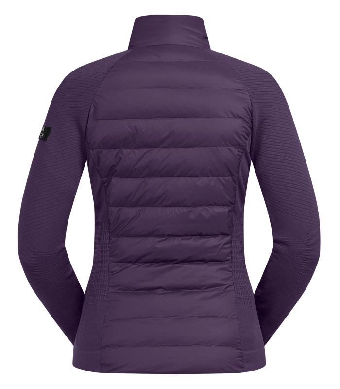 E.L.T Oregon Ladies Hybrid Quilted Jacket #colour_dark-purple