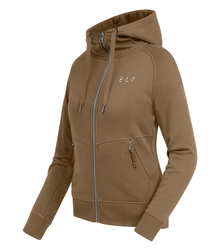 E.L.T Orlando Ladies Hoody Jacket #colour_cappuccino