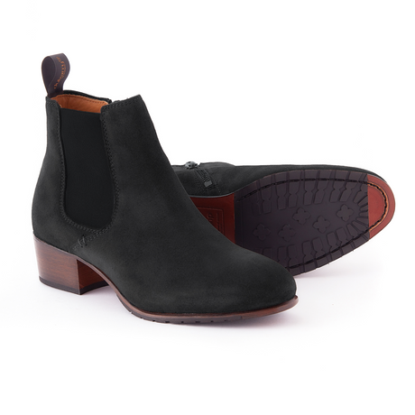 Dubarry of Ireland Womens Bray Chelsea Boot #Colour_black-suede