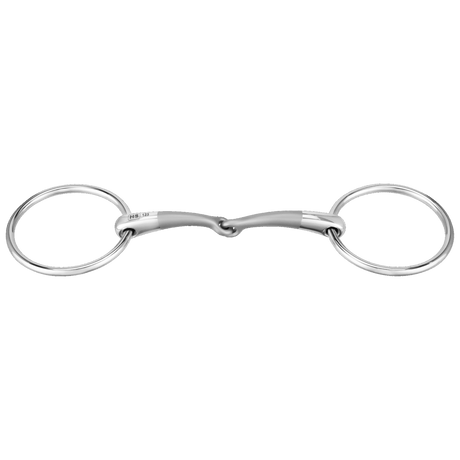Sprenger Satinox Loose Ring Snaffle 14mm Stainless Steel Single Jointed 70mm Ring