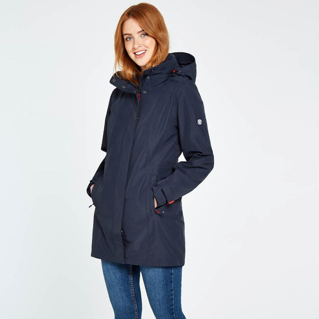 Dubarry Womens Lakeside Waterproof Jacket #colour_navy