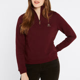 Dubarry Womens Castlemartyr Sweatshirt #colour_ox-blood