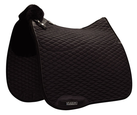 Stubben Streamline Lambswool Dressage Pad #colour_black