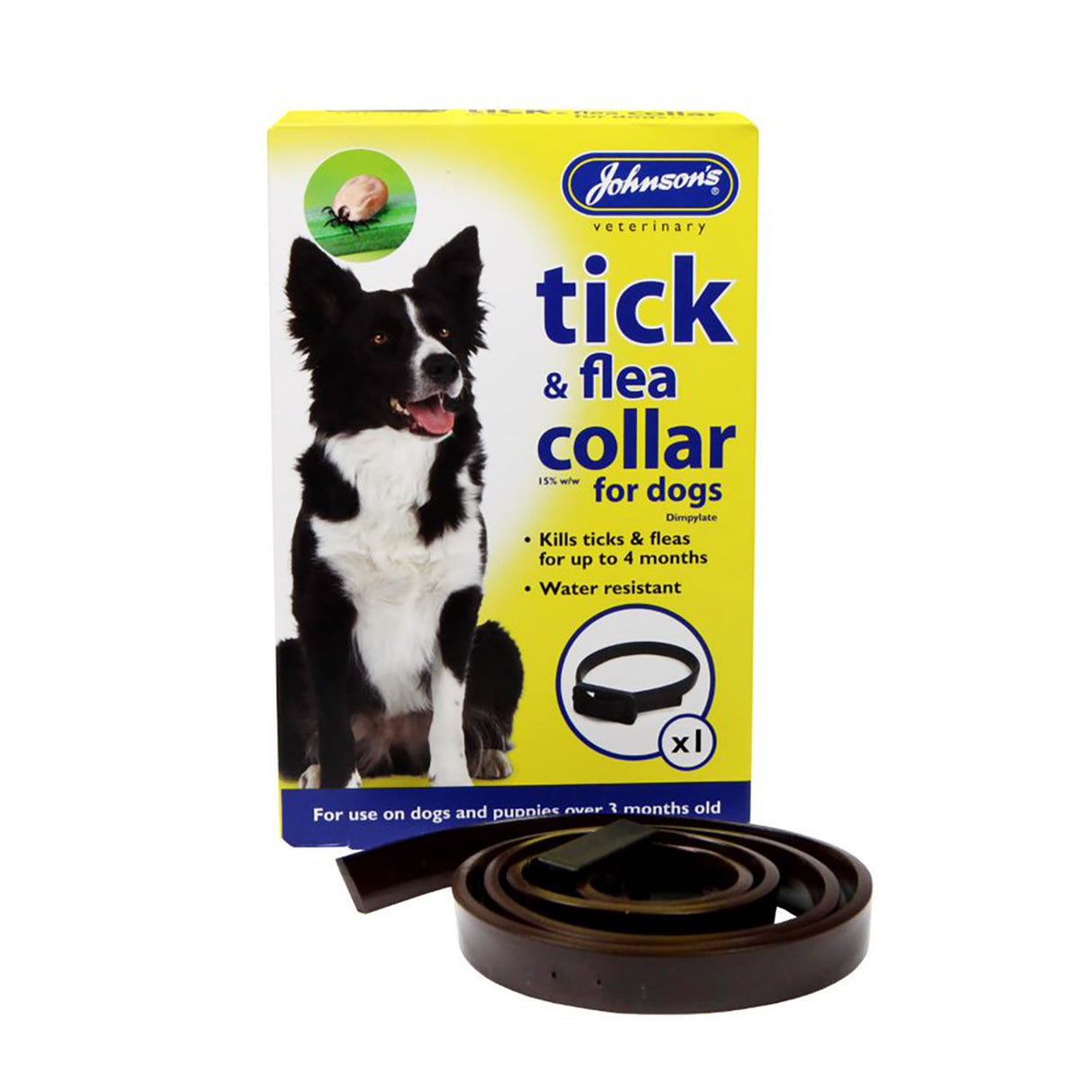 Johnson's Veterinary Tick & Flea Collar For Dogs