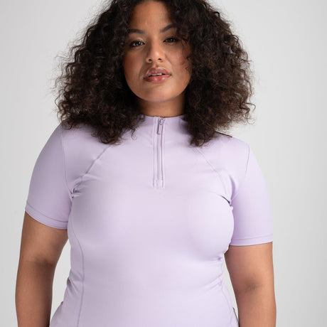 Mochara Short Sleeve Recycled Base Layer #colour_lilac