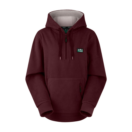 Ridgeline Ladies Ballistic Hoodie #colour_winter-berry