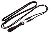 Norton Pro Draw Reins / Leather/Rope #colour_black