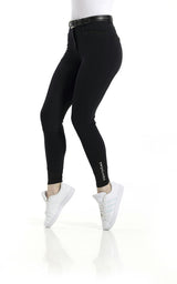 Equitheme Ladies Safir Silicone Full Seat Breeches #colour_navy-black