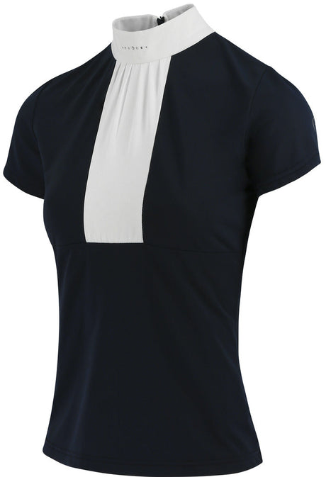 Equitheme Ladies Doha Short-Sleeve Polo #colour_navy
