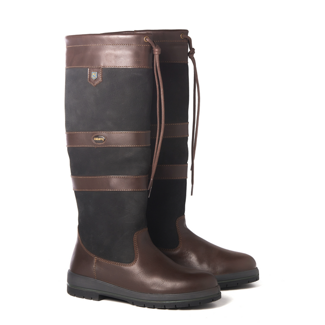 Dubarry Womens Galway SlimFit Country Boot #Colour_black-brown