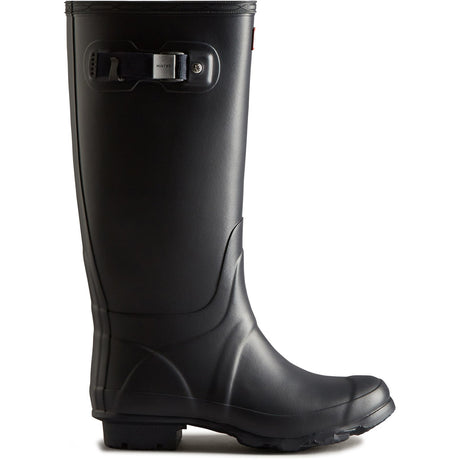 Hunter Huntress Wide Leg Wellington Boots #colour_navy