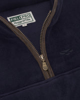 Hoggs of Fife Stenton 1/4 Zip Fleece #colour_midnight-navy