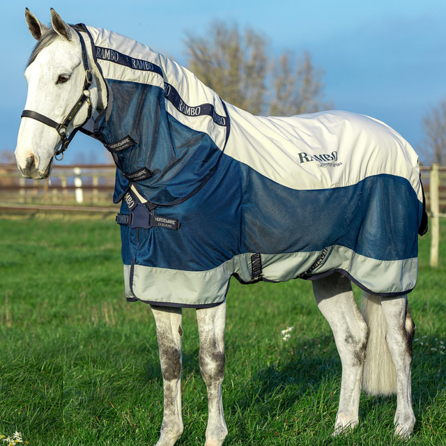 Horseware Ireland Rambo Summer Series #colour_navy-grey