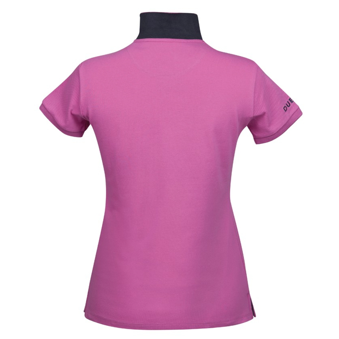 Dublin Lily Cap Sleeve Ladies Polo #colour_red-violet