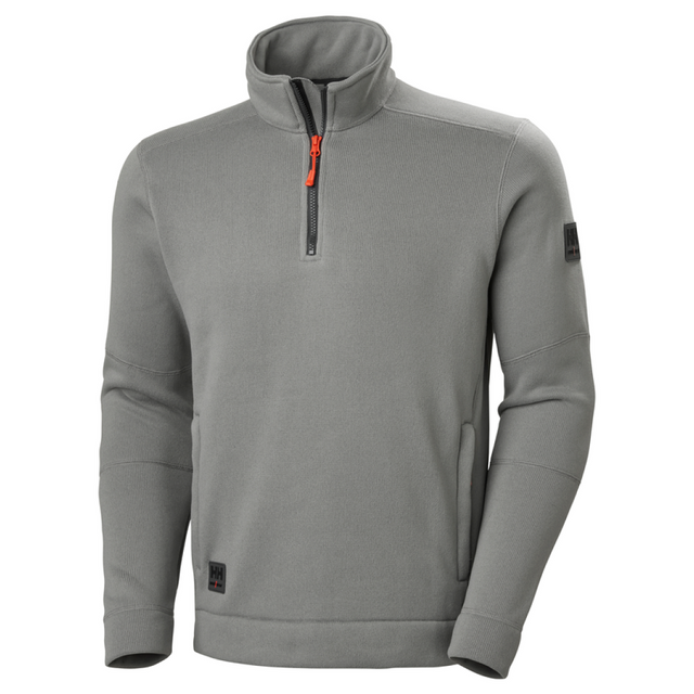 Helly Hansen Workwear Kensington Halfzip Knit Fleece #colour_grey