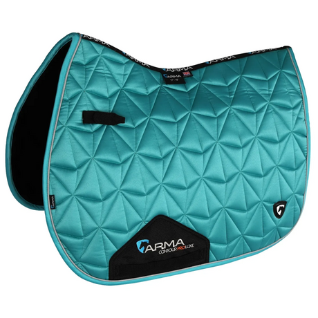 Shires ARMA Luxe Gloss Saddlecloth #colour_turquoise