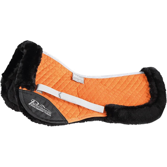 Shires Performance Suede Half Pad #colour_burnt-orange