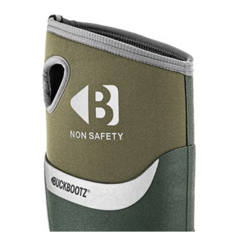 BuckbootzBBZWalkerzNon-SafetyRubberNeopreneBootGreenGrey #colour_green