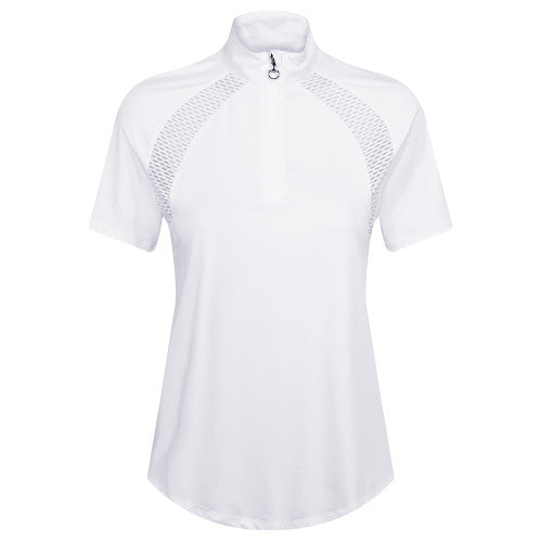 Equetech Signature Ladies Cool Competition Shirt #colour_white