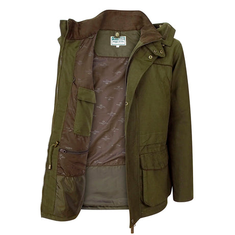 Hoggs of Fife Kincraig Men's Waterproof Field Jacket #colour_olive-green