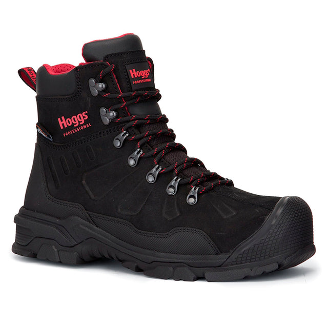 Hoggs of Fife Poseidon S3 Safety Lace-Up Boots #colour_black-nubuck