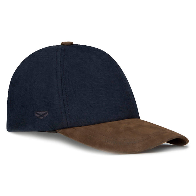 Hoggs of Fife Struther Waterproof Baseball Cap #colour_navy