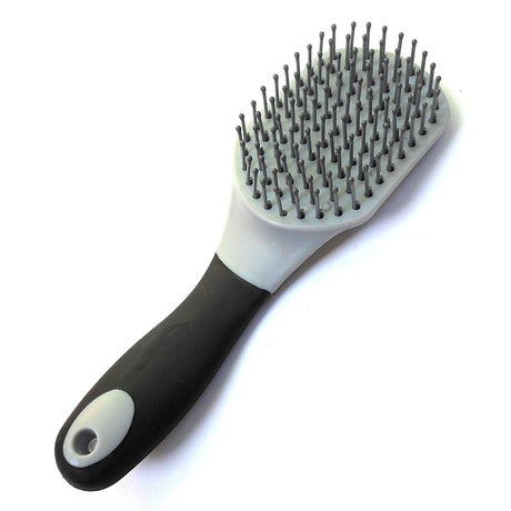 NuuMed Anti-bacterial Mane & Tail Brush #colour_grey-black