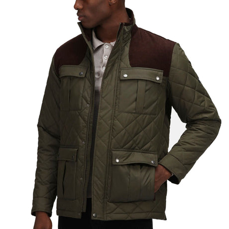 Regatta Professional Padbury Quilted Jacket #colour_dark-green