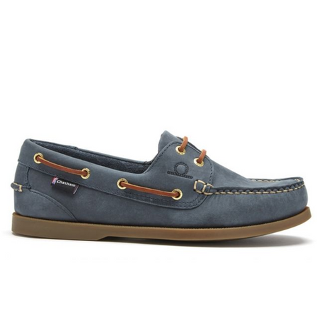 Chatham Deck II G2 Premium Leather Boat Shoes #colour_blue