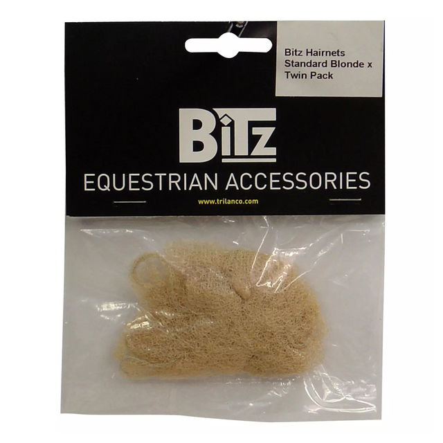 Bitz Hairnets Standard Twin Pack #colour_blonde