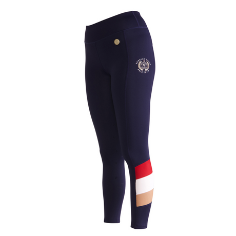 Shires Aubrion Ladies Team Shield Riding Tights #colour_navy