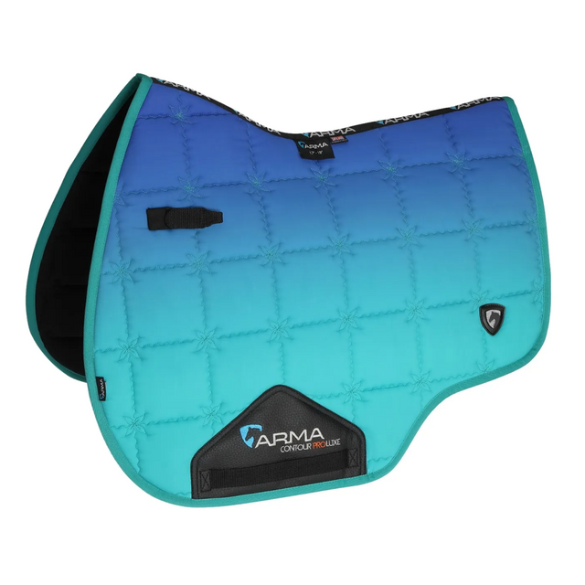 Shires ARMA Ombre Saddlecloth #colour_blue