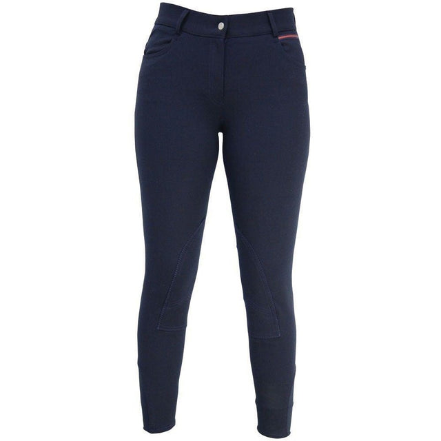 HyRIDER Signature Breeches #colour_marine-blue-red