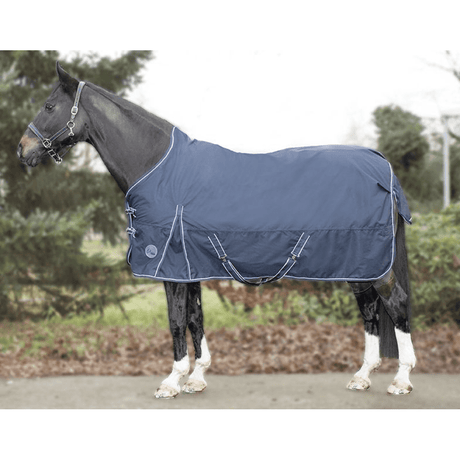 HKM Starter 600D 300g Filling Highneck Rug #colour_deep-blue