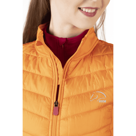 HKM Basel Style Jersey/Nylon Vest #colour_orange