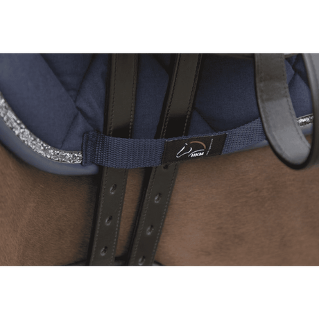 HKM Glossy Style Saddle Cloth #colour_deep-blue