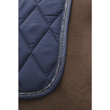 HKM Glossy Style Saddle Cloth #colour_deep-blue